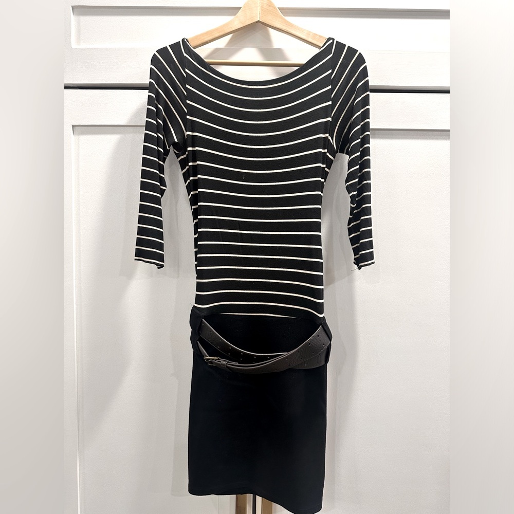 BAILEY 44 belted knit dress Size Small